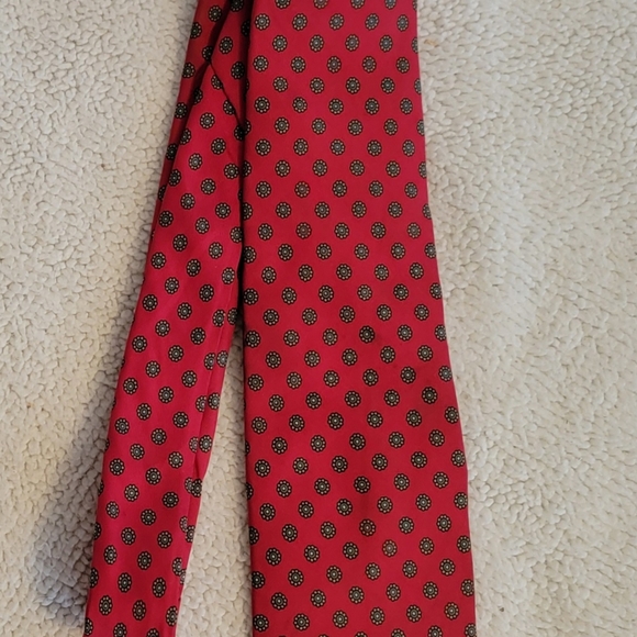Lot of 2 red ties- incl Hilfiger Silk Neck Tie | 57 inch - Picture 6 of 9